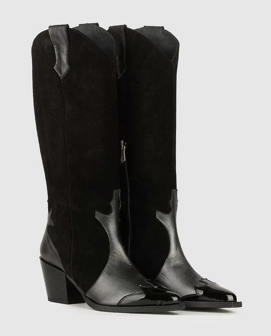 Dansi Bota Con Tacon Camelia New