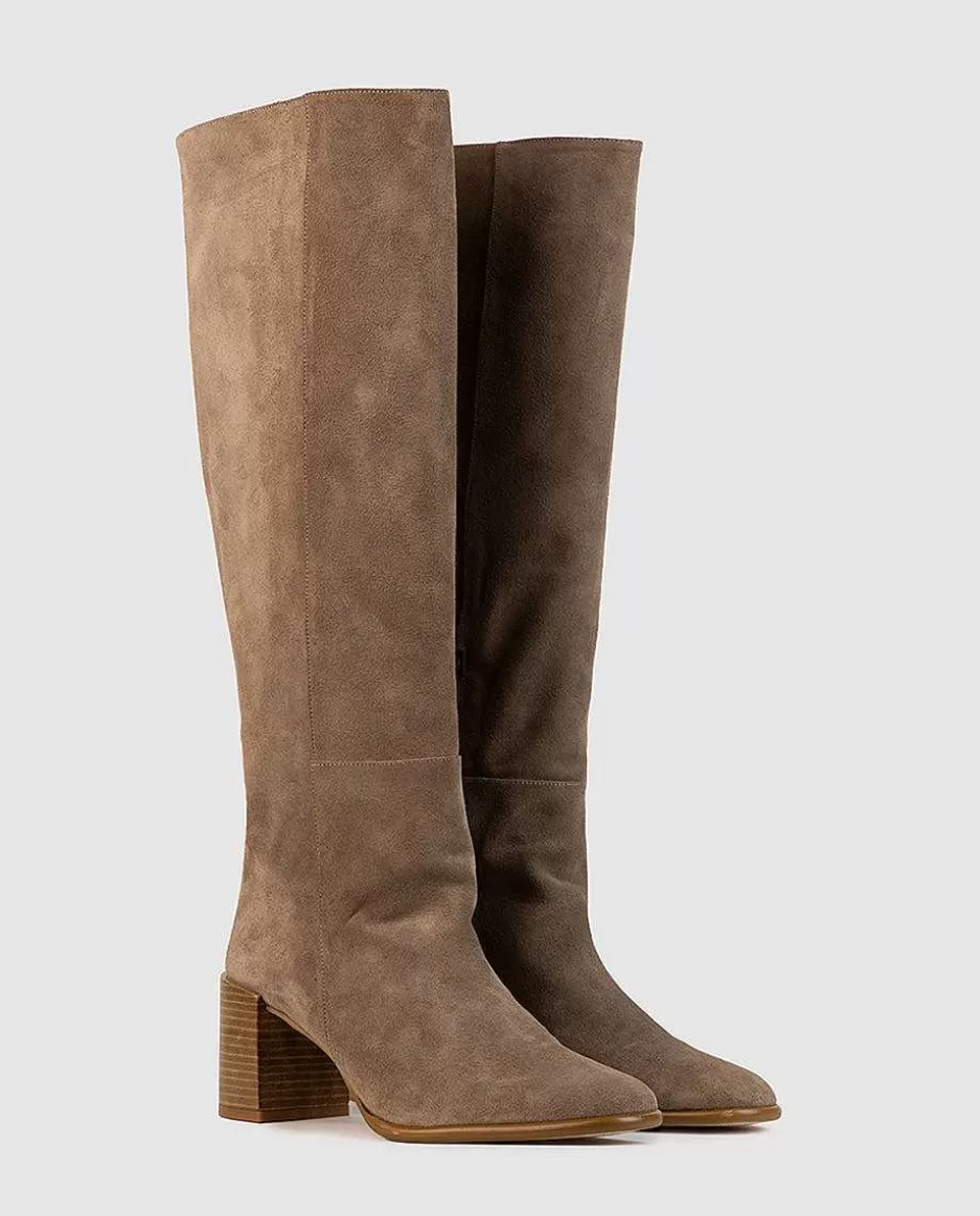 Dansi Bota Con Tacon Zuri Fashion