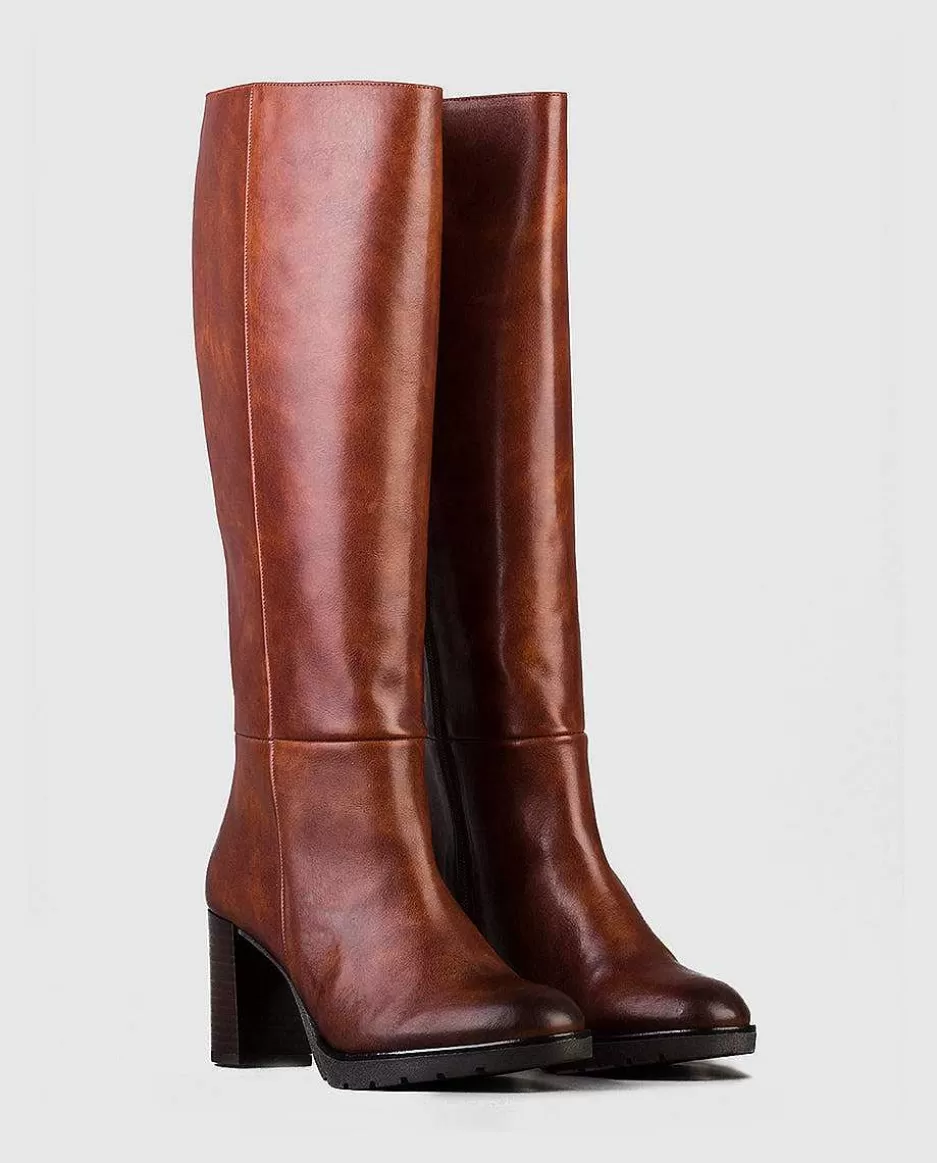 Dansi Botas Altas Con Tacon Cadiz Ancho Especial Online