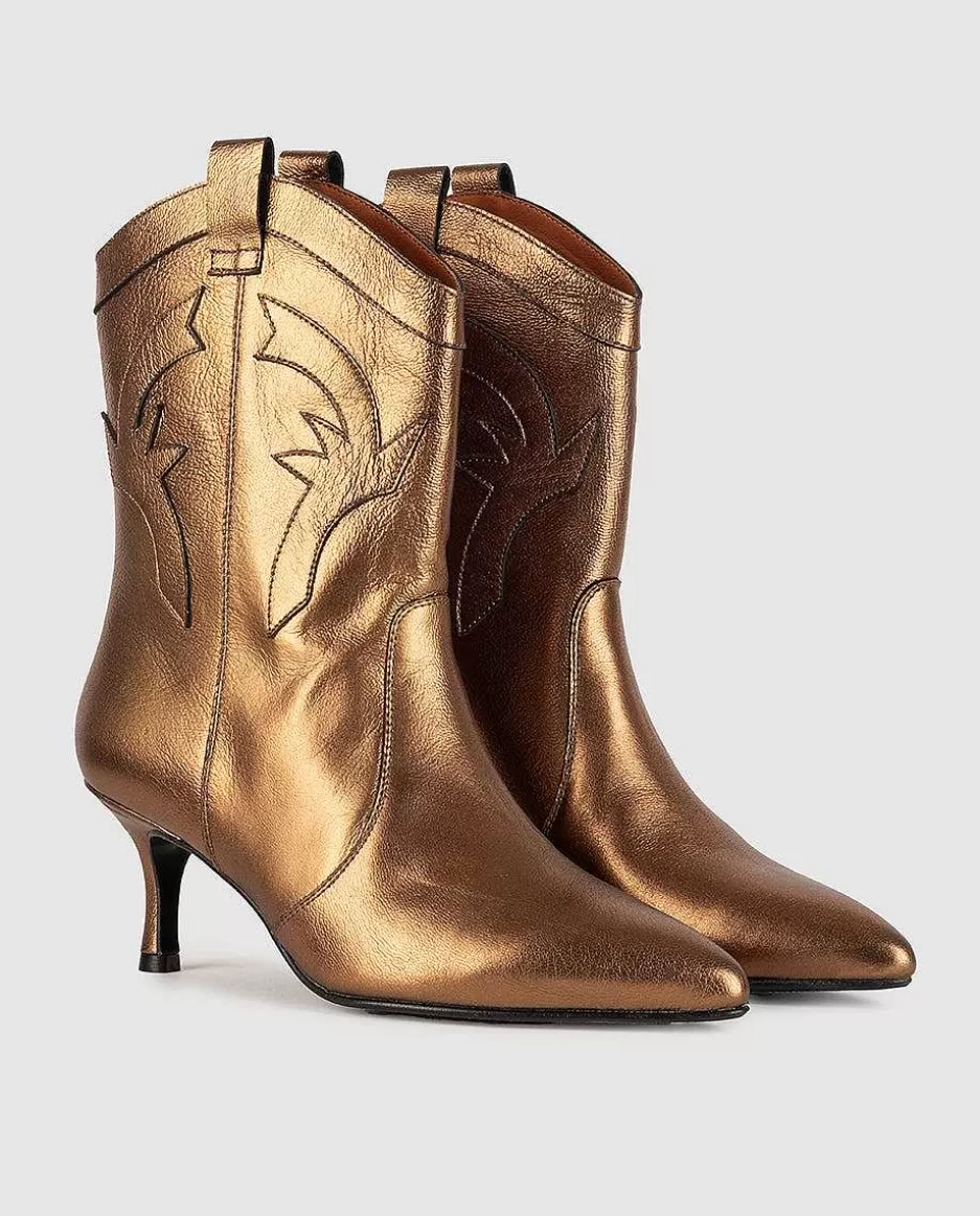 Dansi Botin Con Tacon Haimi Flash Sale