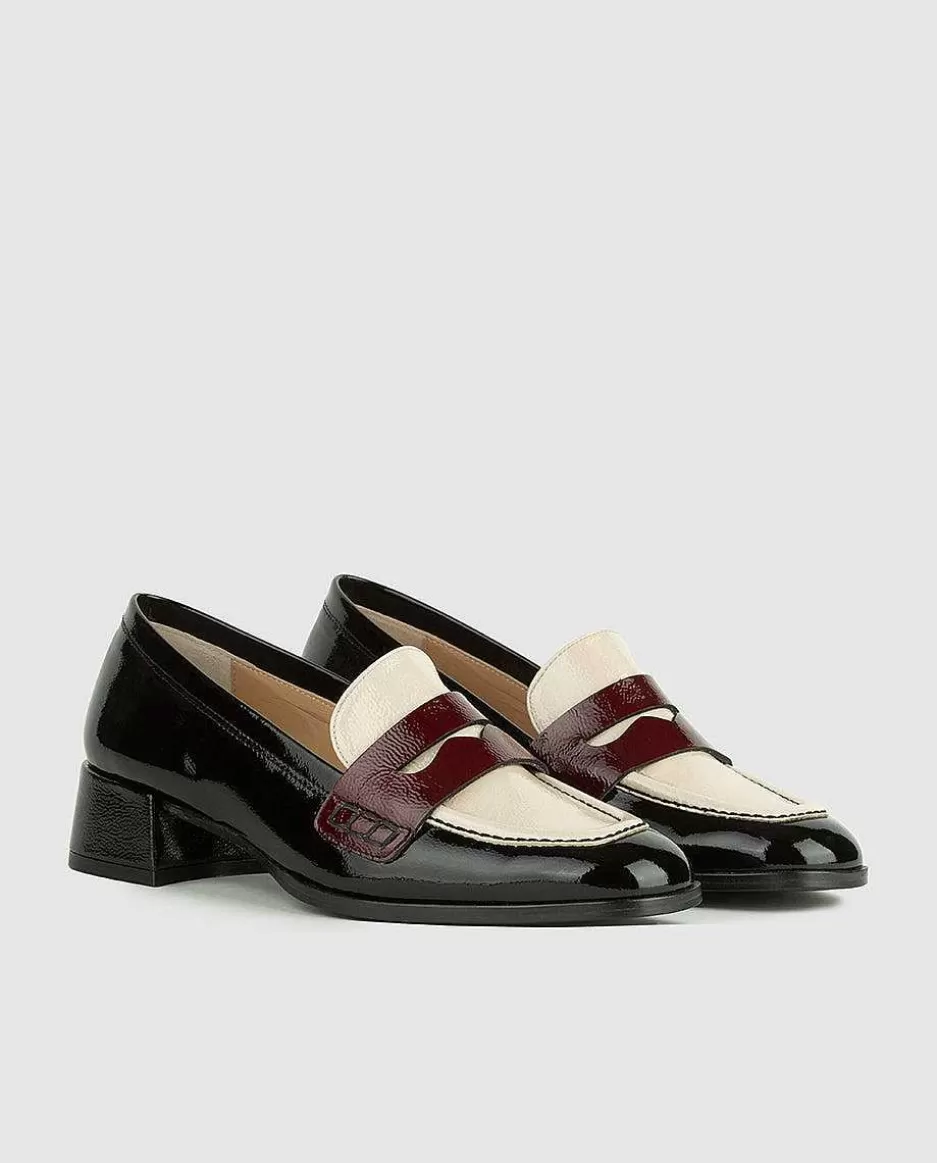 Dansi Mocasin Con Tacon Rosa New